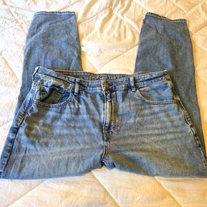 American Eagle Outfitters Womens Size 18 Mom Blue Jeans Plus Size Demin